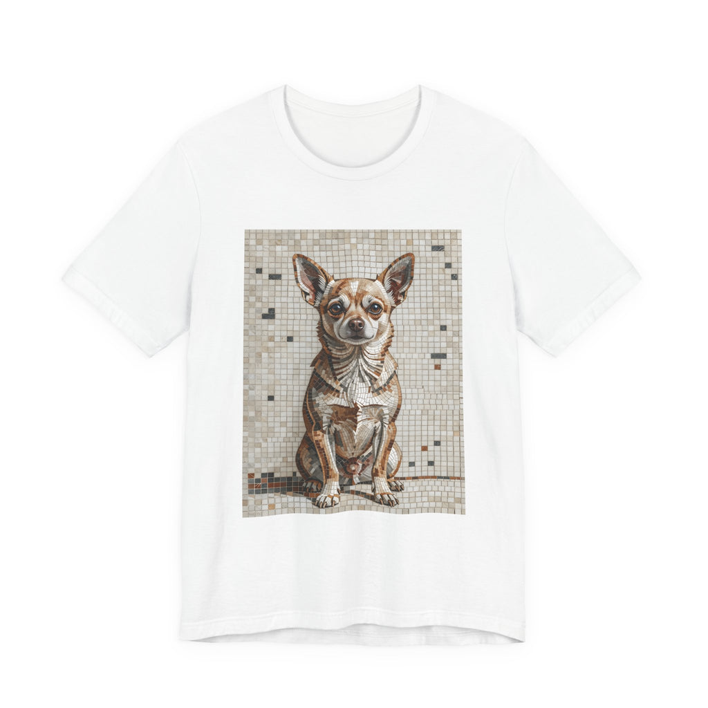 Chihuahua T Shirt | Living Work of Art Collection | Mosaic Style