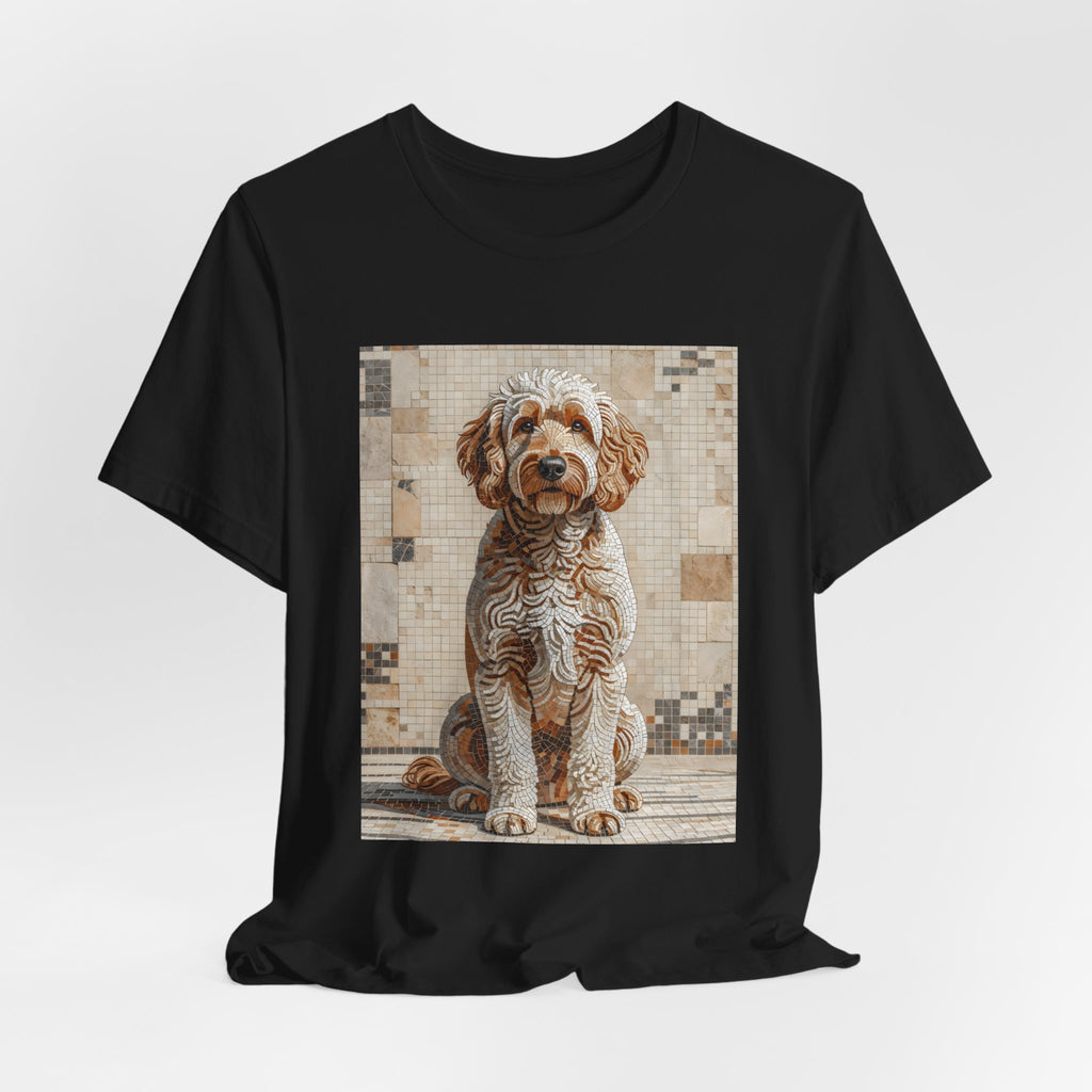 Goldendoodle T Shirt | Living Work of Art Collection | Mosaic Style