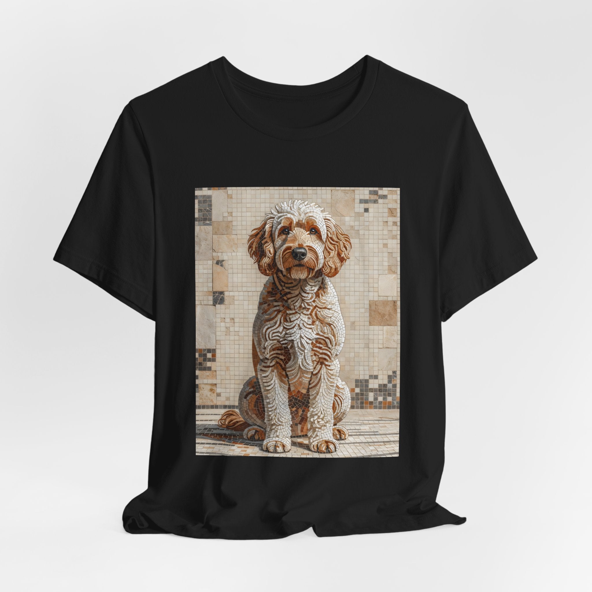Goldendoodle T Shirt | Living Work of Art Collection | Mosaic Style