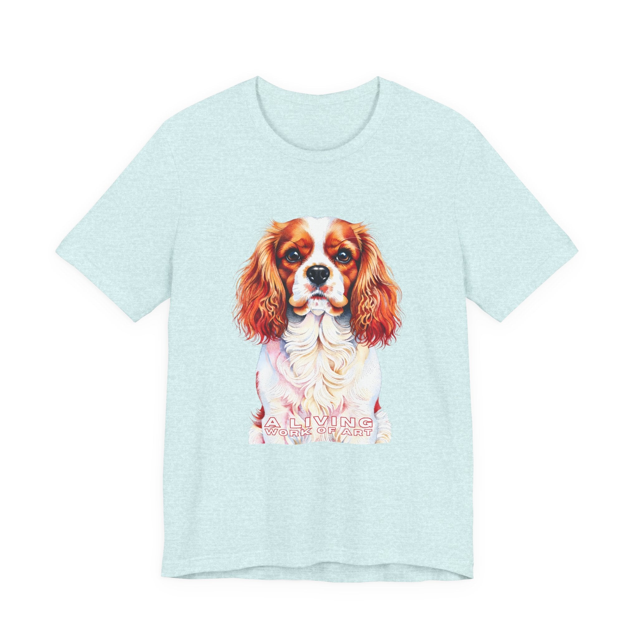 Cavalier King Charles Spaniel T Shirt | Living Work of Art Collection | Pointillism Style