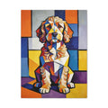 Cockapoo Canvas Wall Art | Living Work of Art Collection | Cubist Style Print