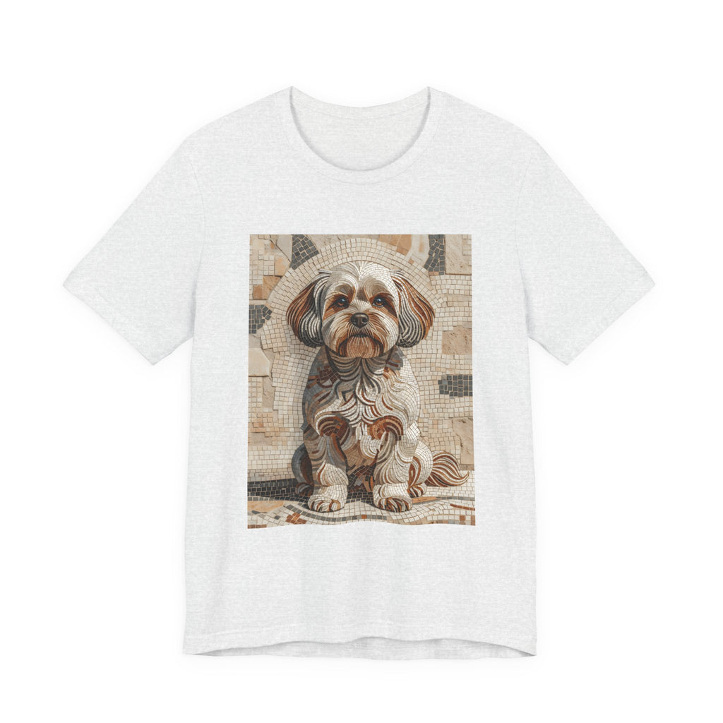 Shih-Poo T Shirt | Living Work of Art Collection | Mosaic Style