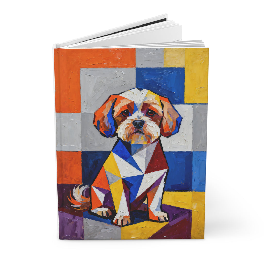 Maltipoo Notebook | Living Work of Art Collection | Cubist Style