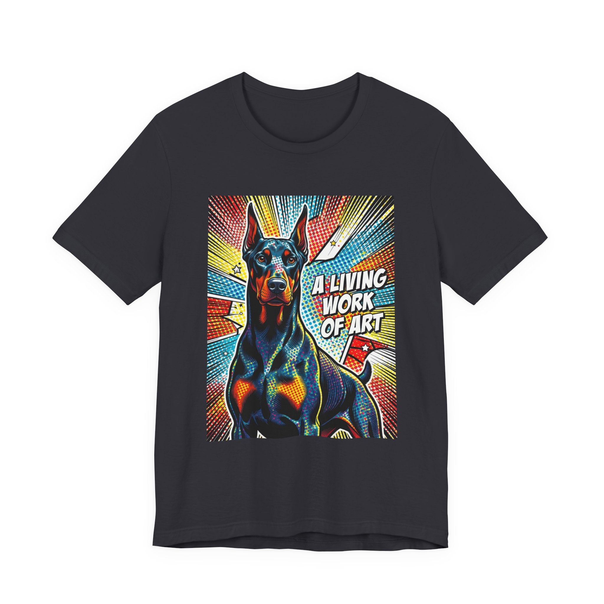 Doberman Pinscher T Shirt | Living Work of Art Collection | Pop Art