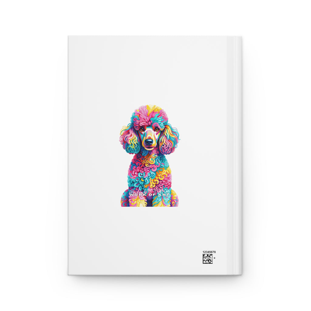Poodle Notebook | Living Work of Art Collection | Pointillism Style