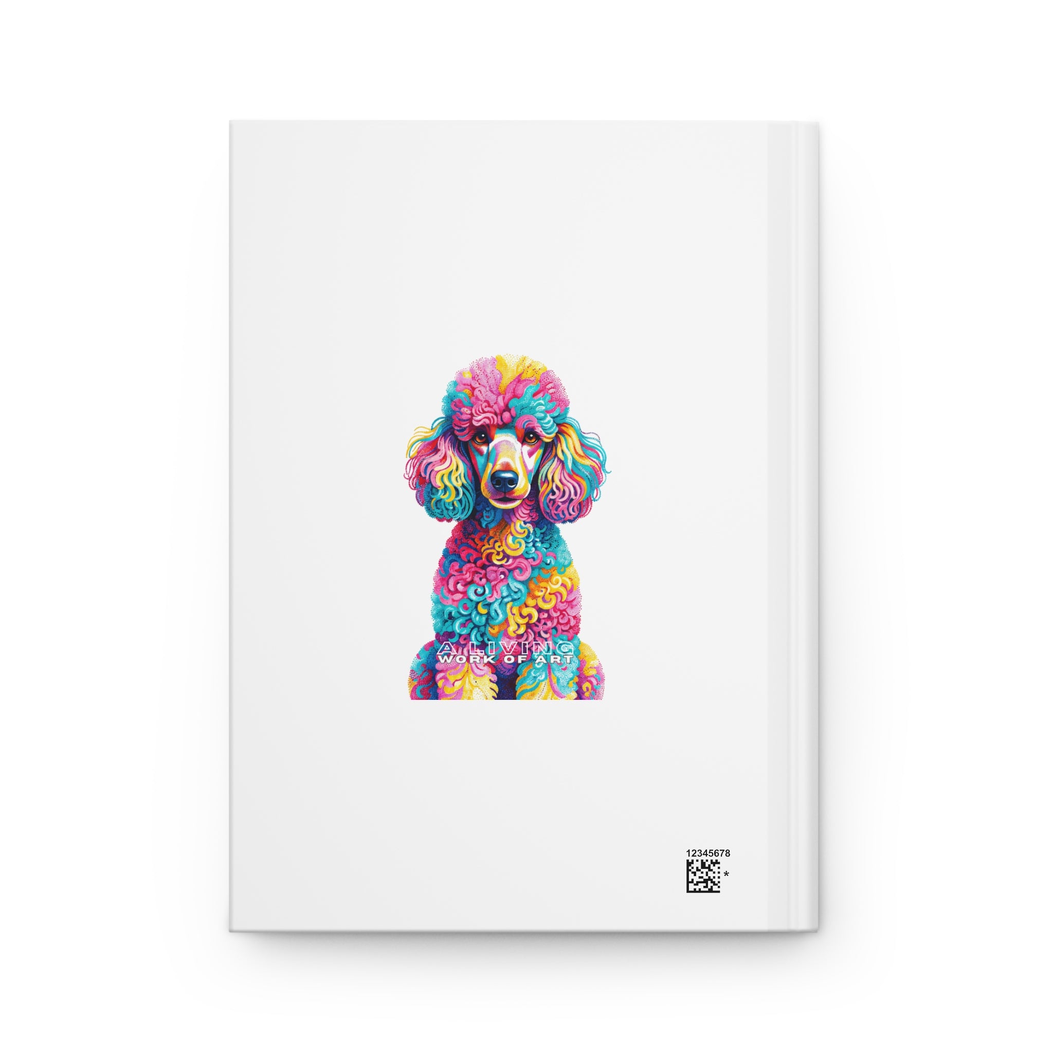 Poodle Notebook | Living Work of Art Collection | Pointillism Style