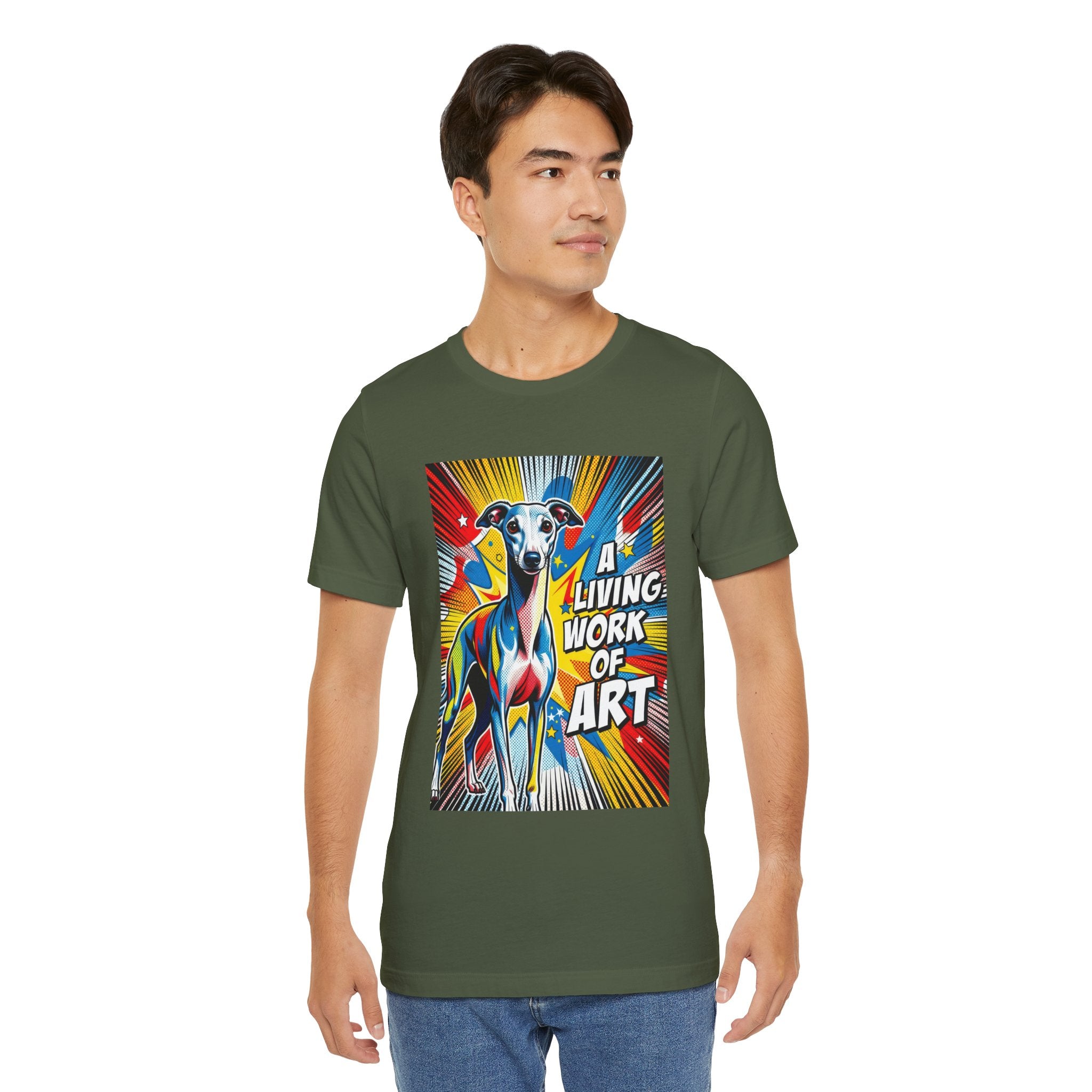 Italian Greyhound T Shirt | Living Work of Art Collection | Pop Art