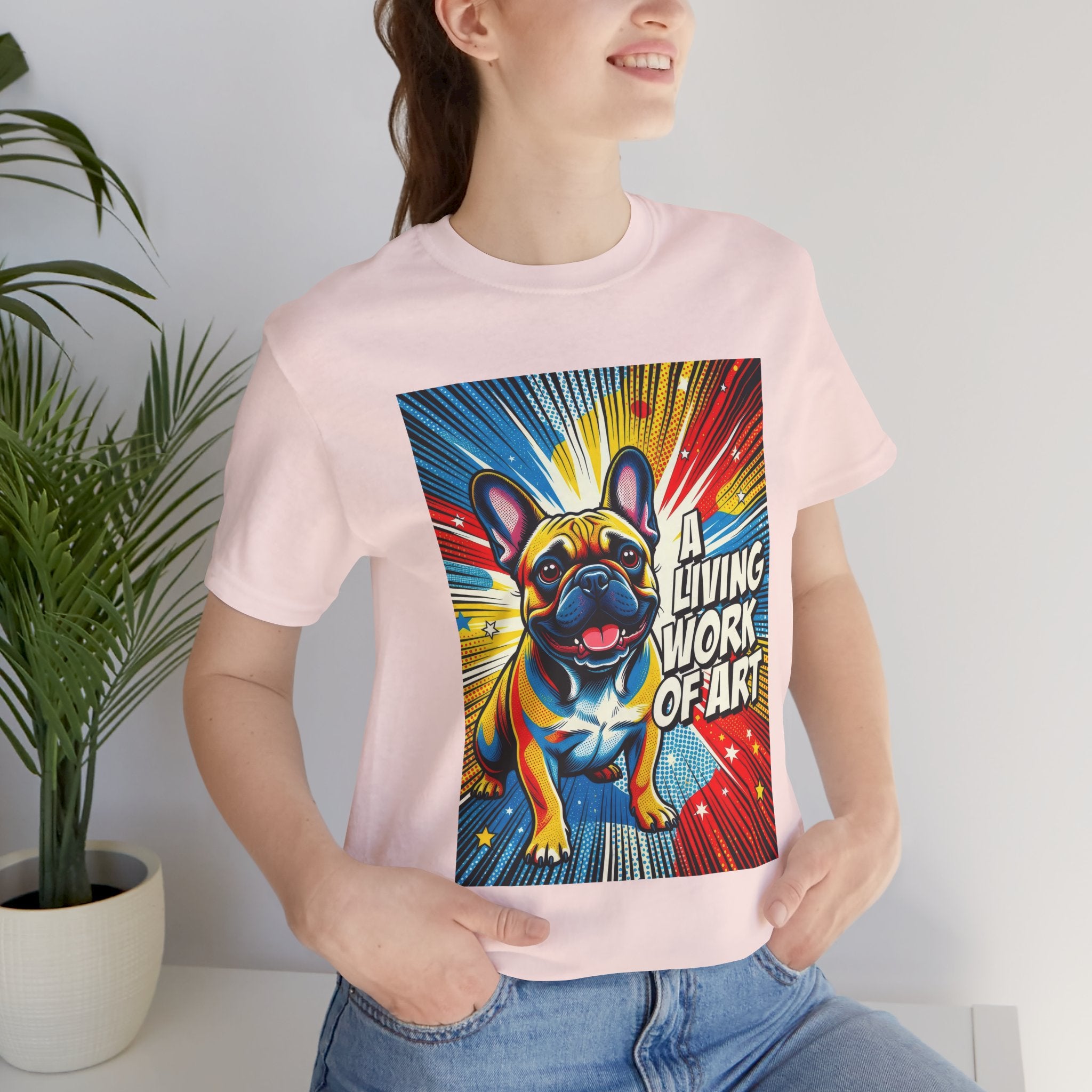 French Bulldog T Shirt | Living Work of Art Collection | Pop Art