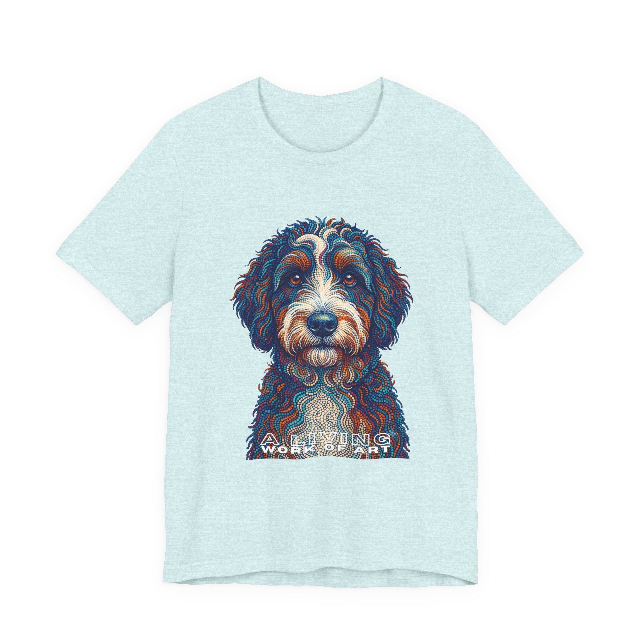 Berenedoodle T Shirt | Living Work of Art Collection | Pointillism Style