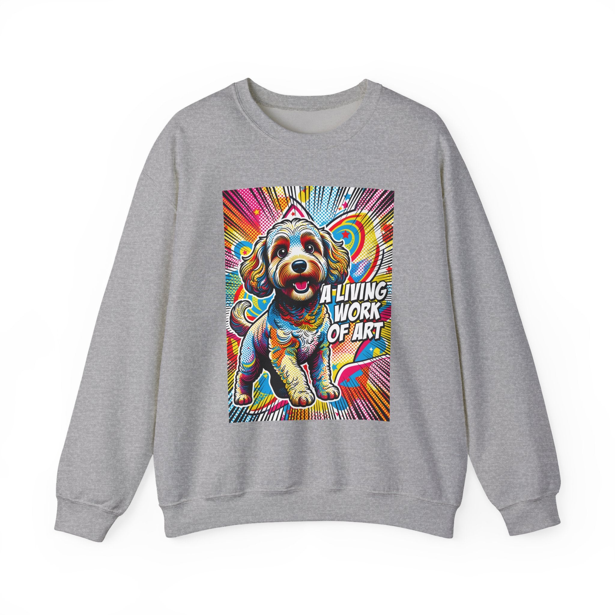 Schnoodle Sweatshirt | Living Work of Art Collection | Pop Art