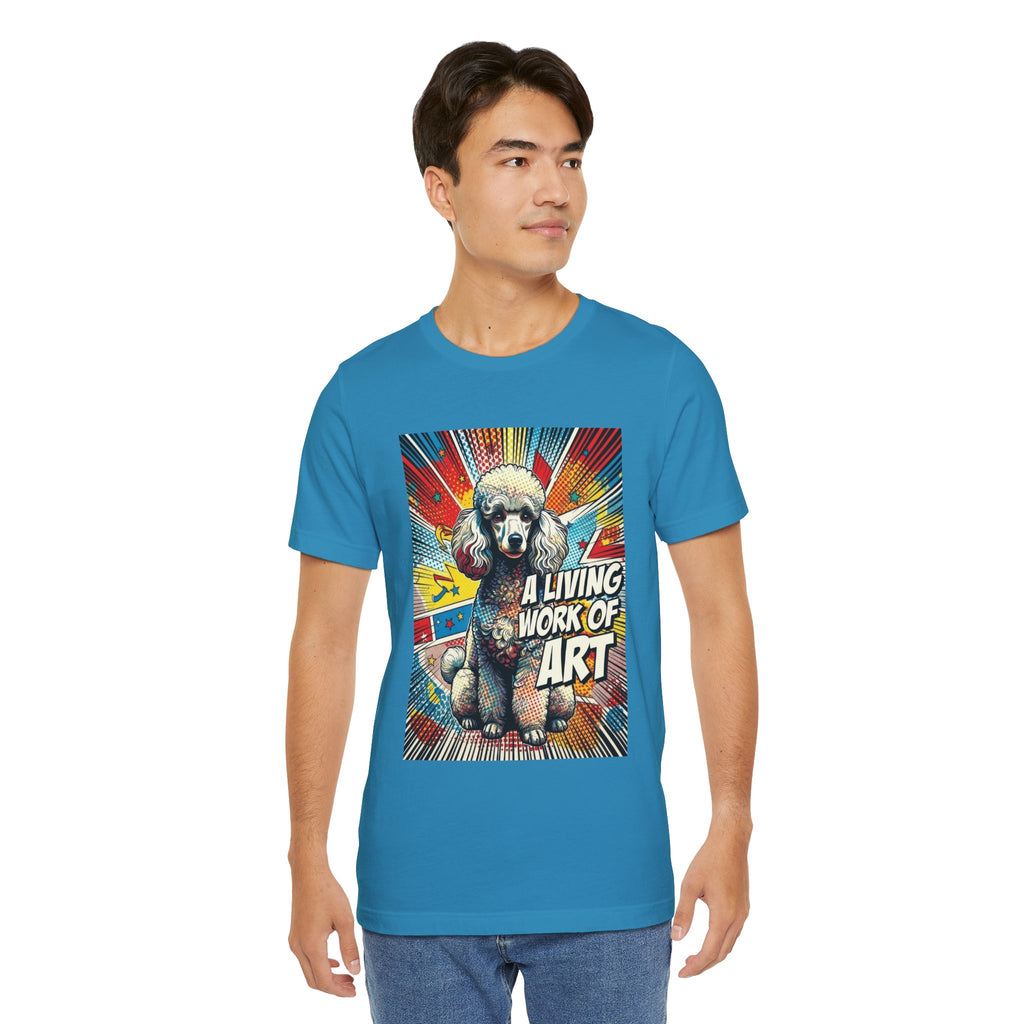 Poodle T Shirt | Living Work of Art Collection | Pop Art