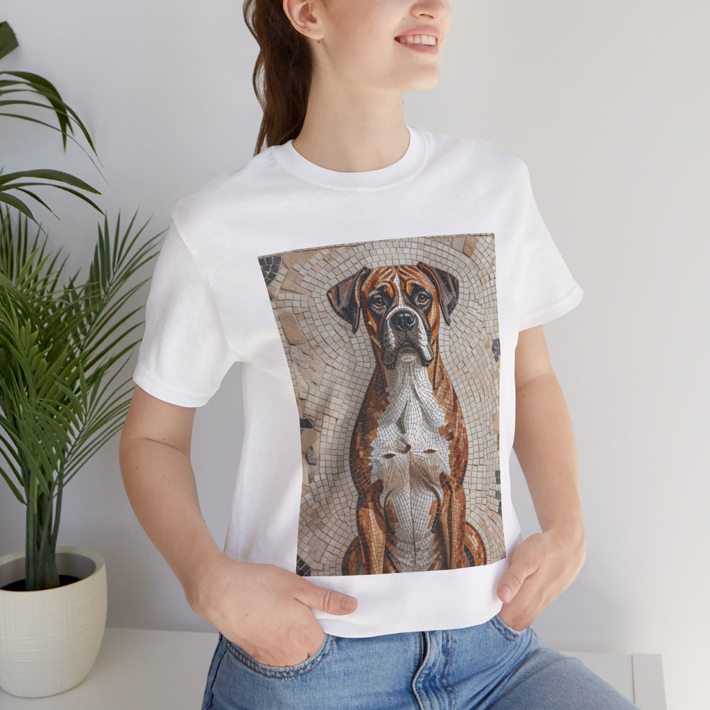 Boxer T Shirt | Living Work of Art Collection | Mosaic Style