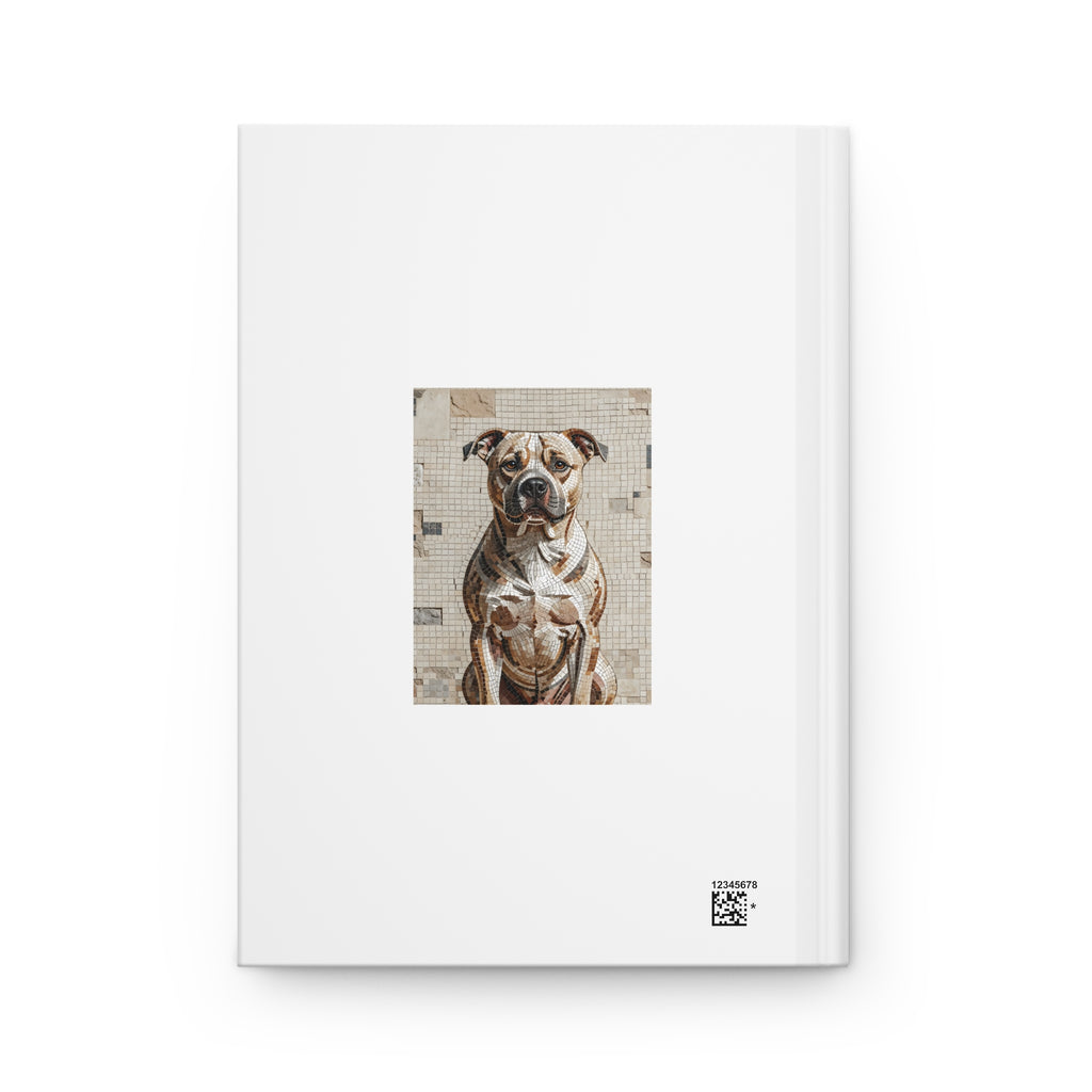 Staffordshire Bull Terrier Notebook | Living Work of Art Collection | Mosaic Style