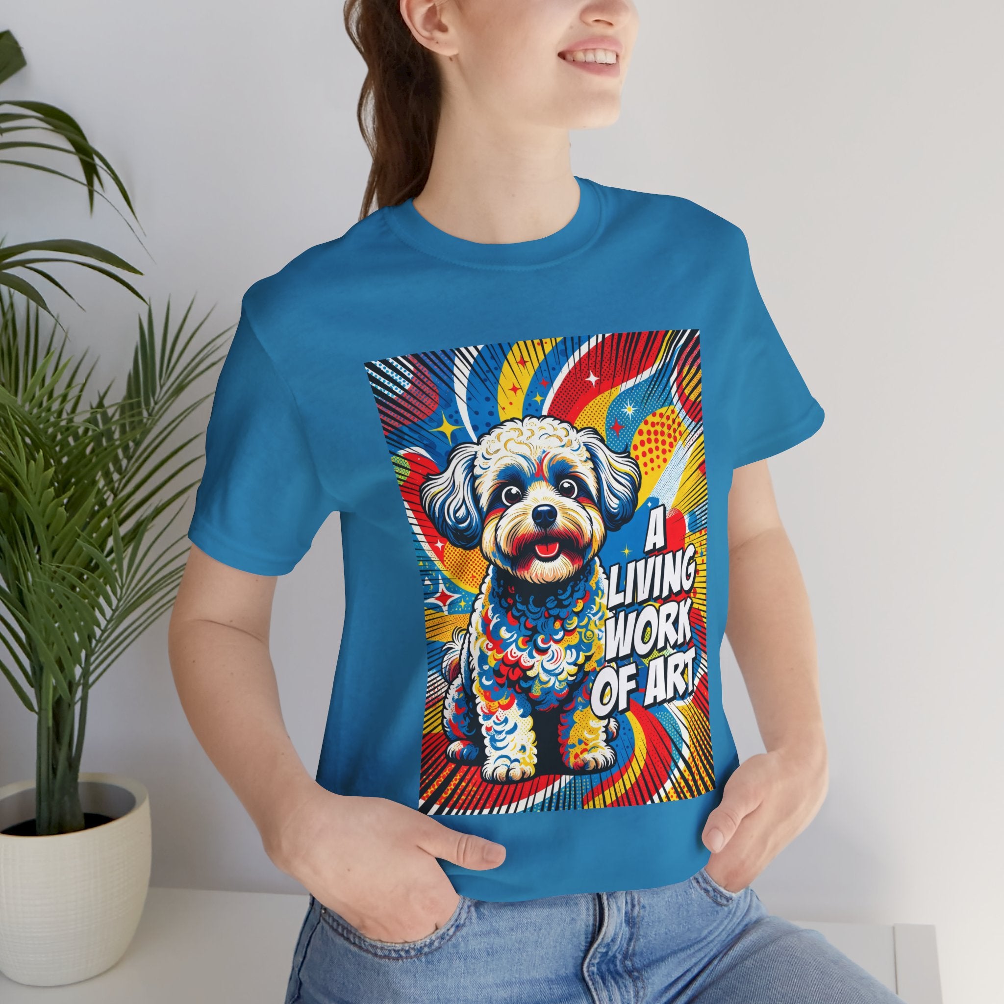 Shih-Poo T Shirt | Living Work of Art Collection | Pop Art