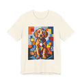 Goldendoodle T Shirt | Living Work of Art Collection | Cubist Style