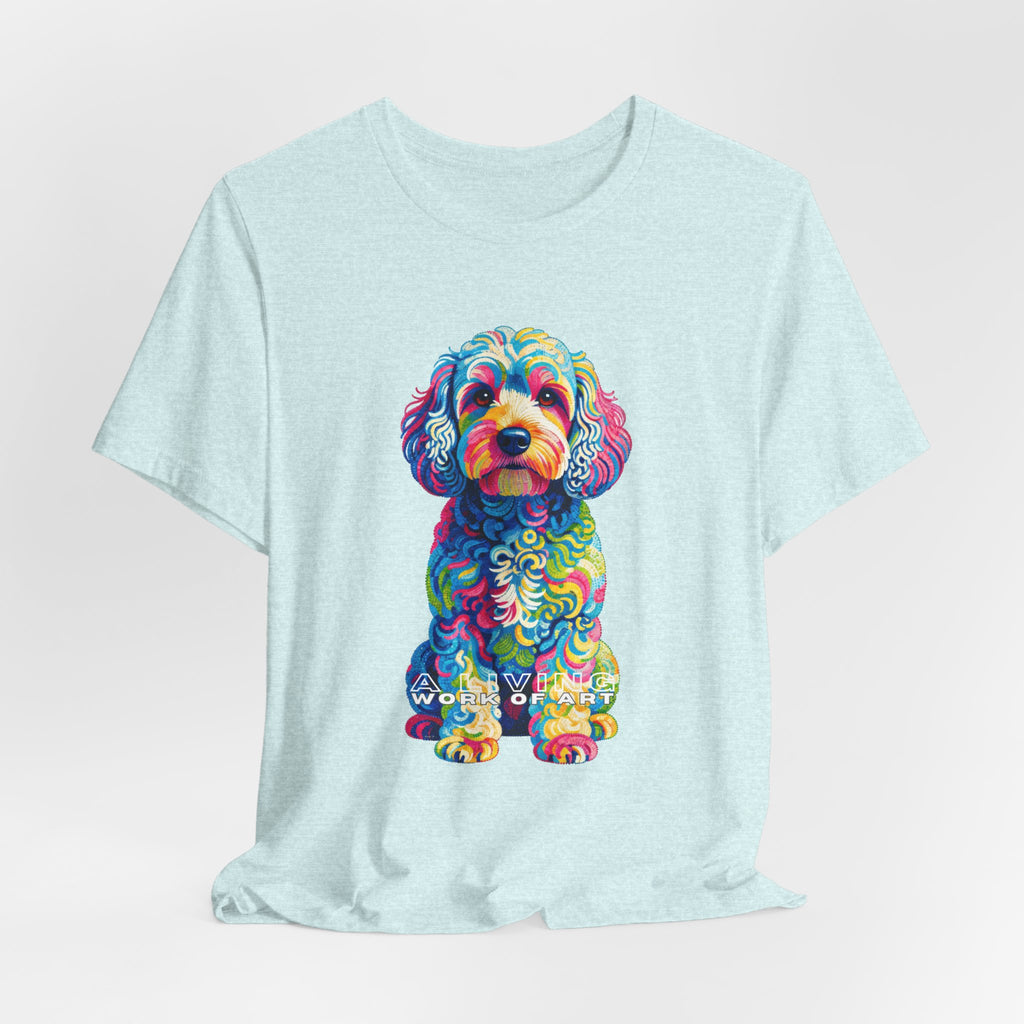 Cockapoo T Shirt | Living Work of Art Collection | Pointillism Style