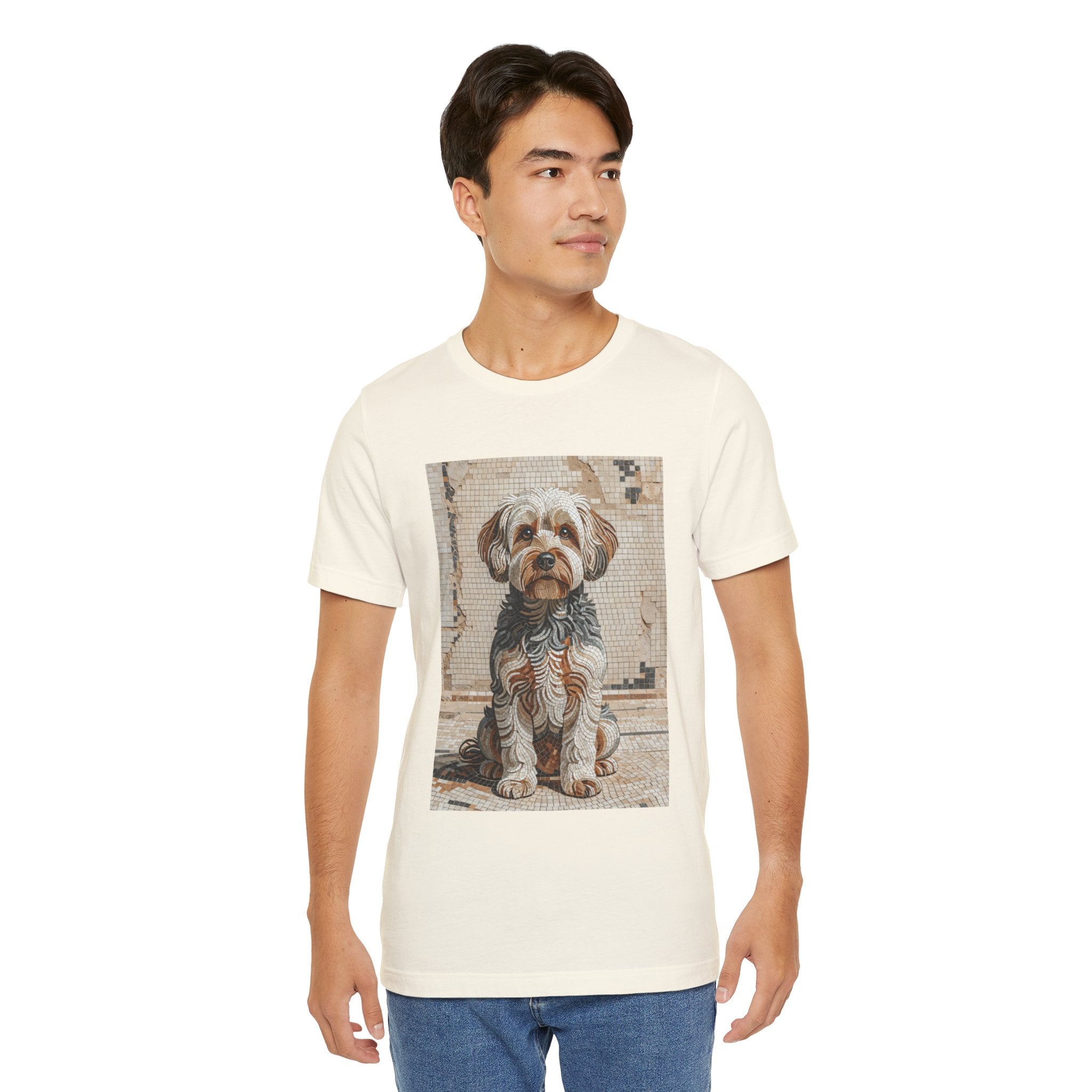 Yorkipoo T Shirt | Living Work of Art Collection | Mosaic Style