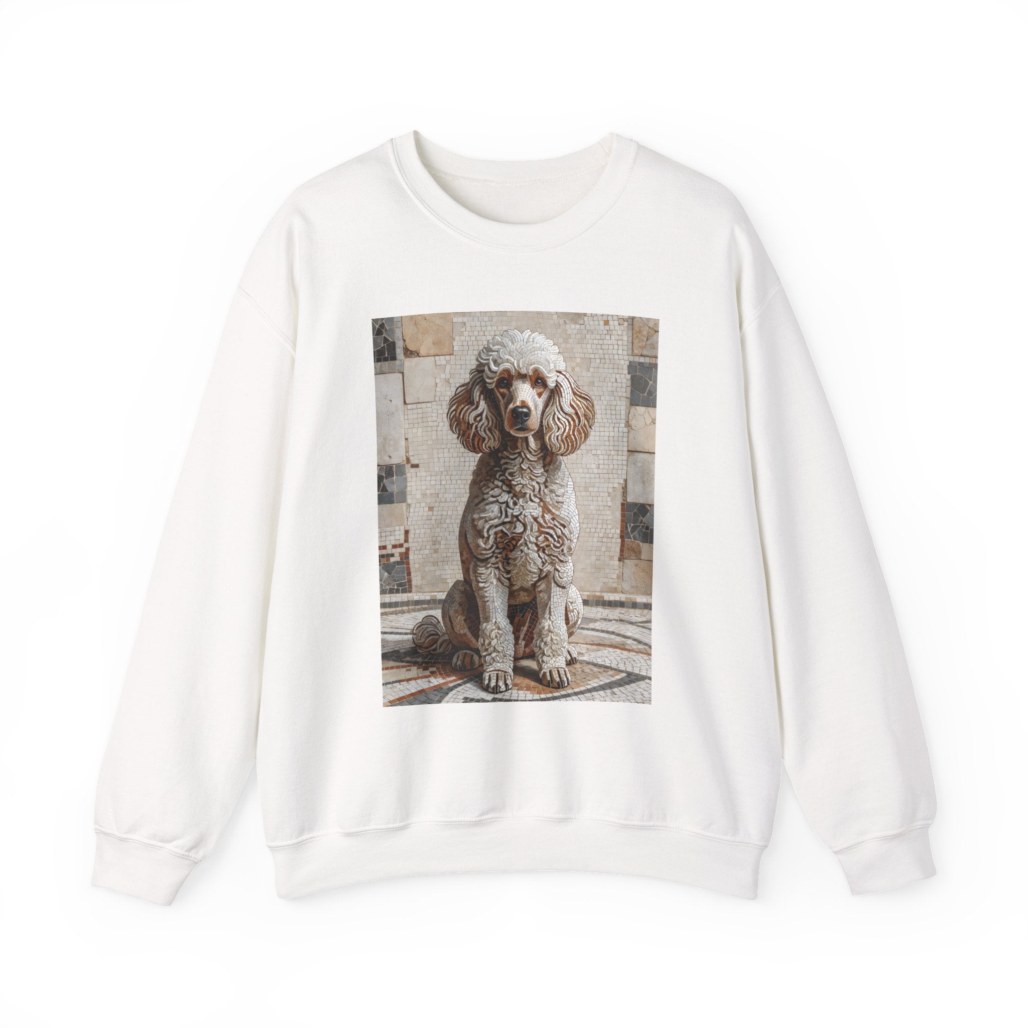 Poodle Sweatshirt | Living Work of Art Collection | Mosaic Style