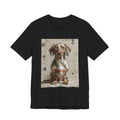 Dachshund T Shirt | Living Work of Art Collection | Mosaic Style