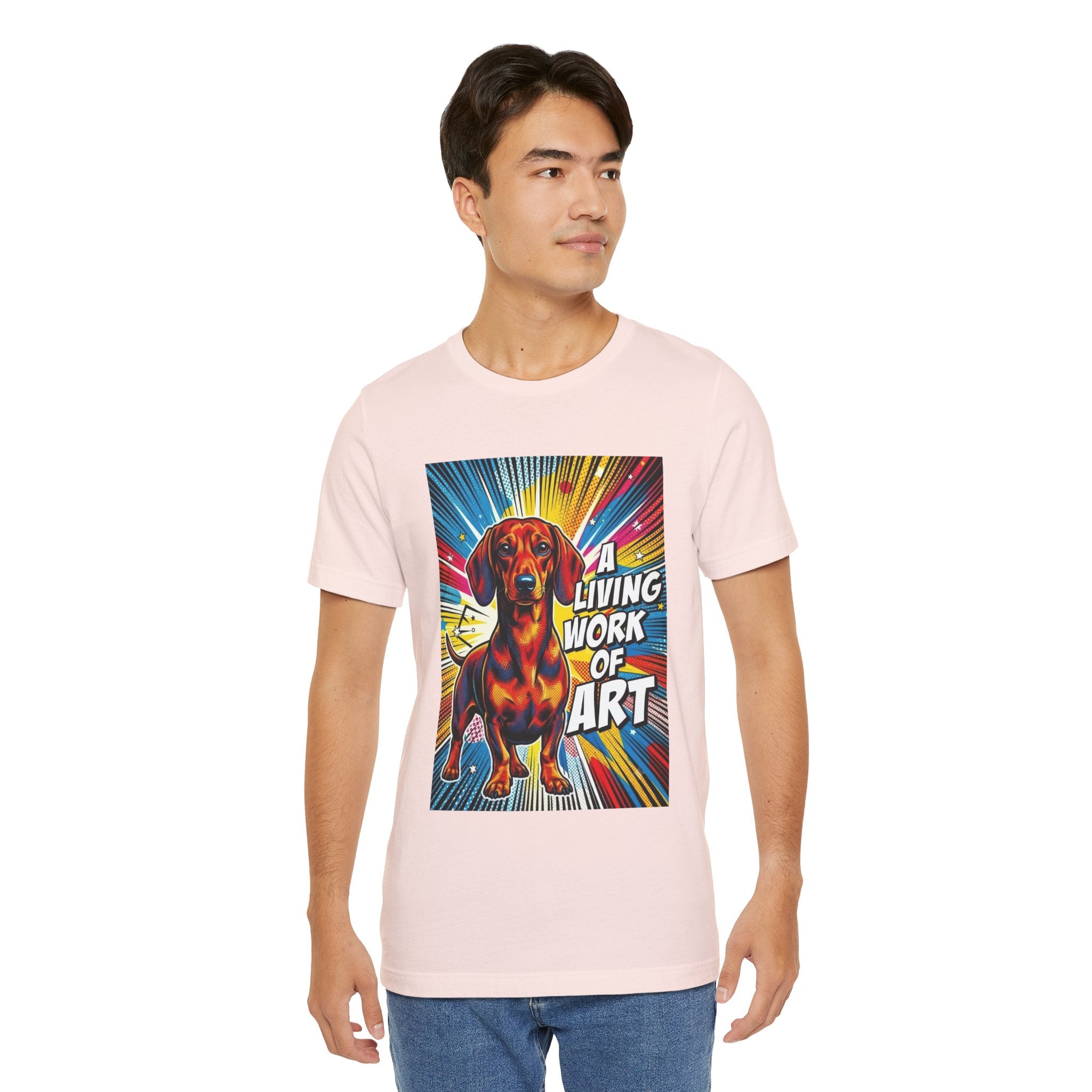 Dachshund T Shirt | Living Work of Art Collection | Pop Art