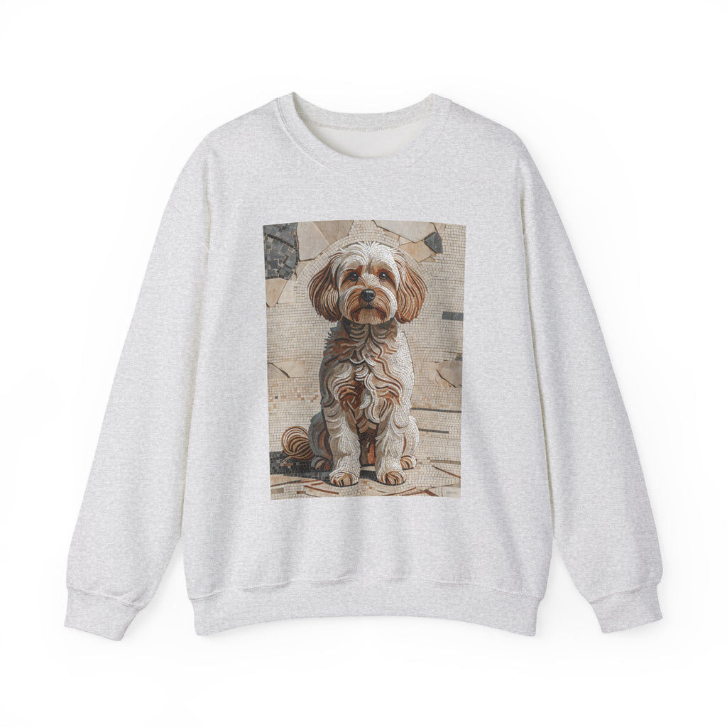 Maltipoo Sweatshirt | Living Work of Art Collection | Mosaic Style