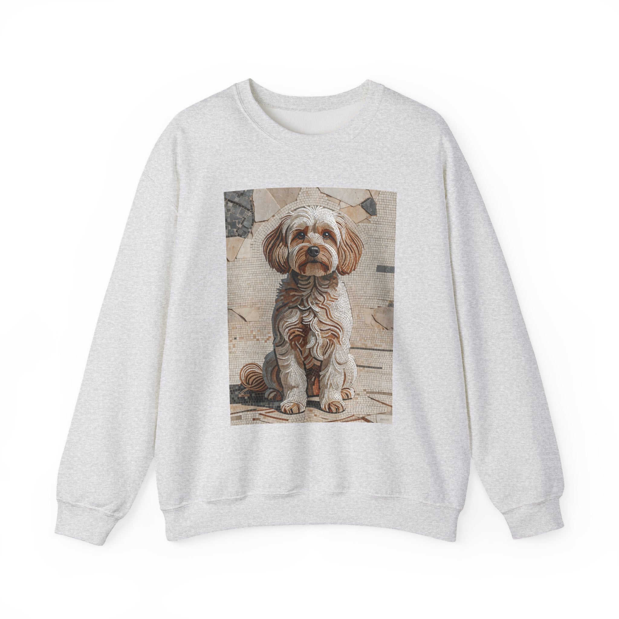 Maltipoo Sweatshirt | Living Work of Art Collection | Mosaic Style
