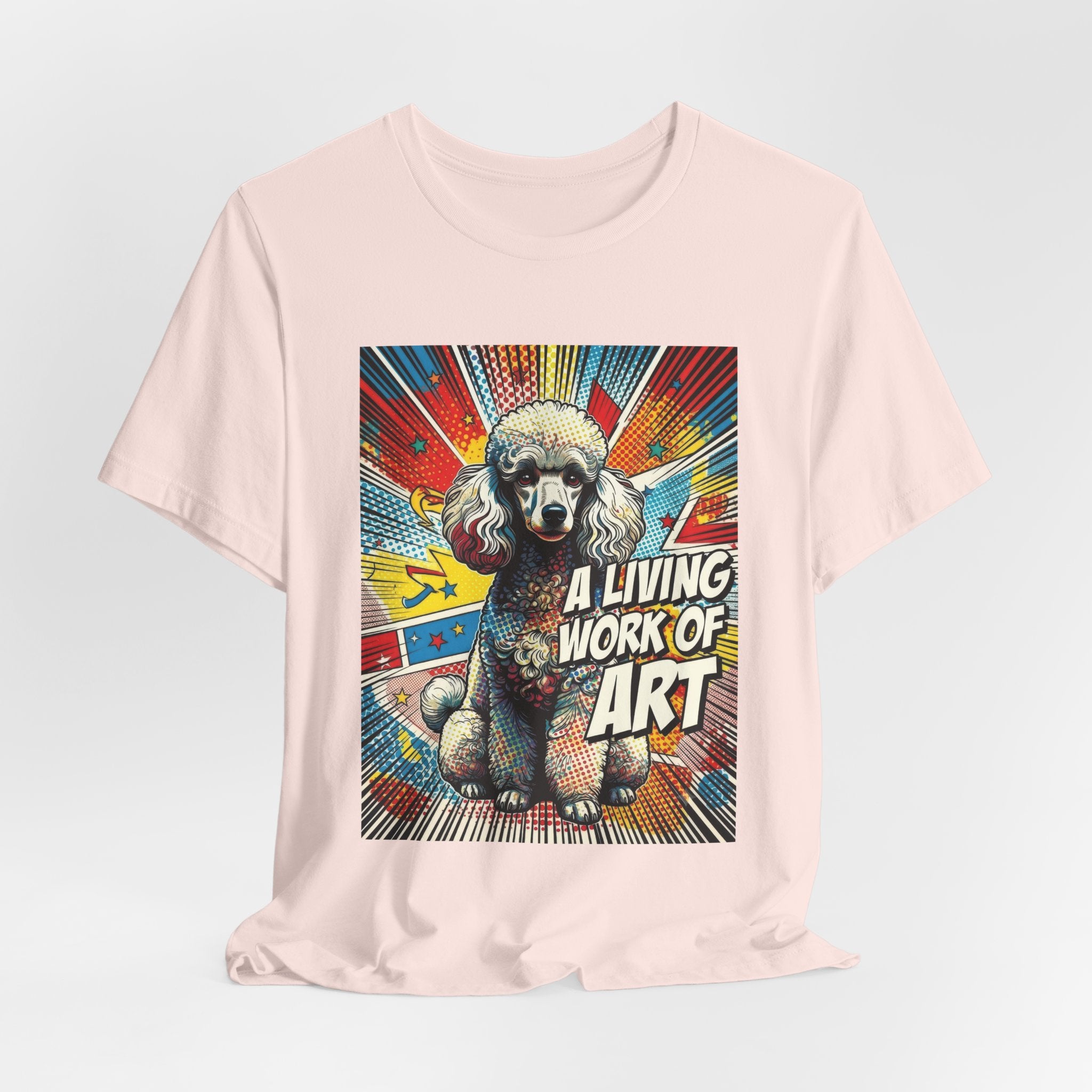 Poodle T Shirt | Living Work of Art Collection | Pop Art