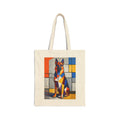 German Shepherd Tote Bag | Living Work of Art Collection | Cubist Style
