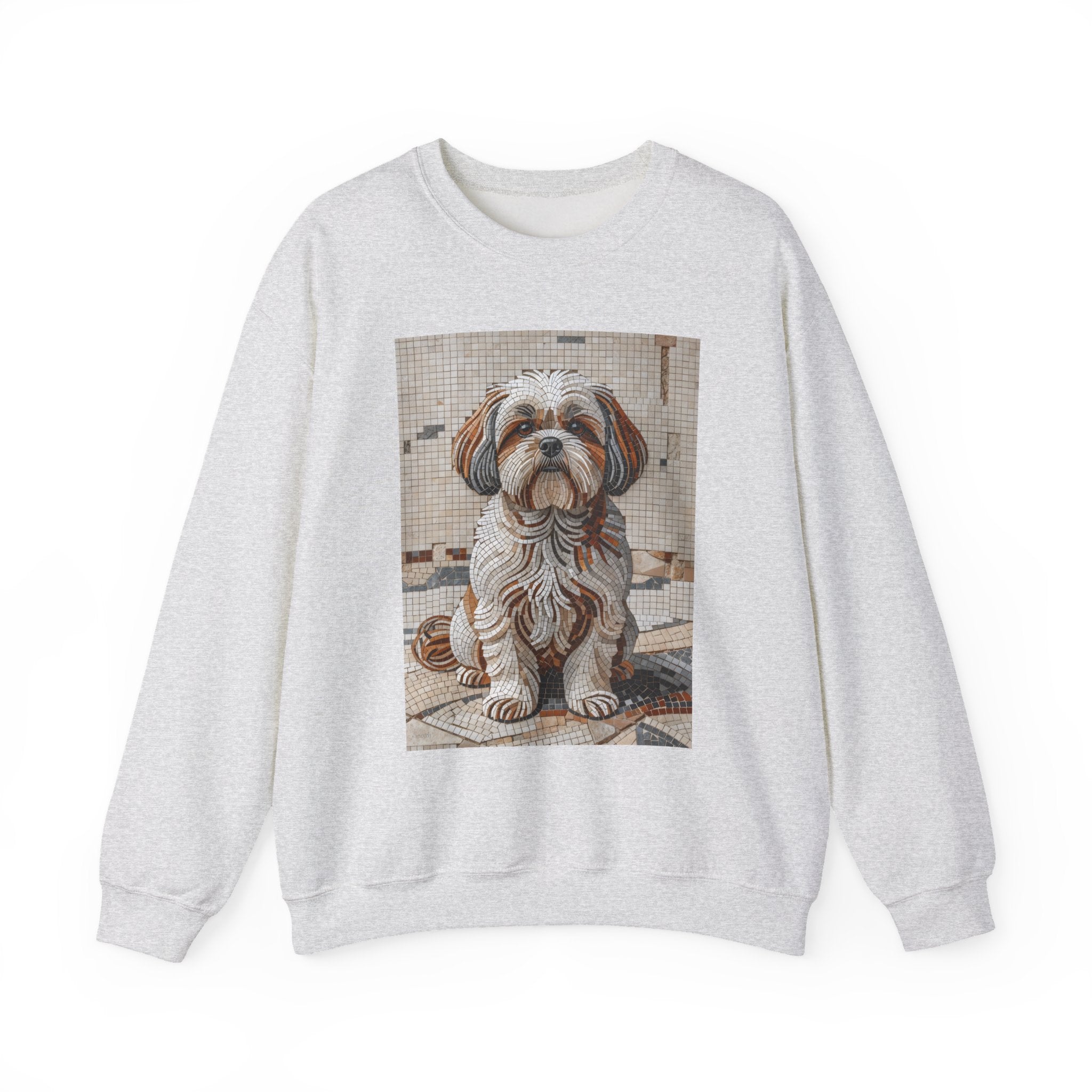 Shih Tzu Sweatshirt | Living Work of Art Collection | Mosaic Style