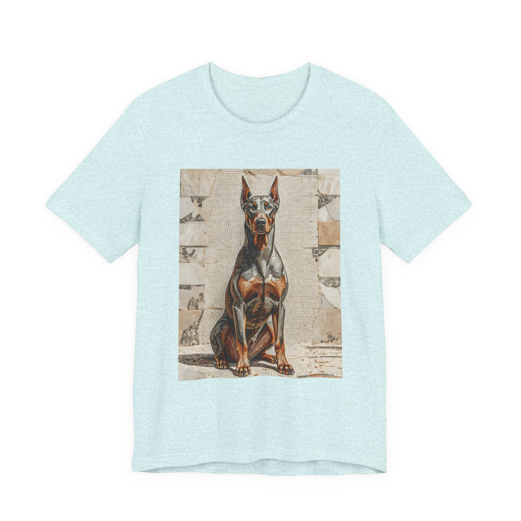 Doberman Pinscher T Shirt | Living Work of Art Collection | Mosaic Style