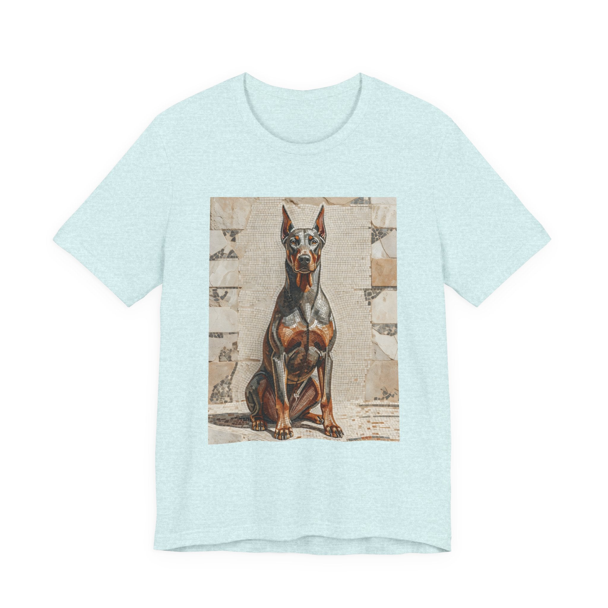 Doberman Pinscher T Shirt | Living Work of Art Collection | Mosaic Style
