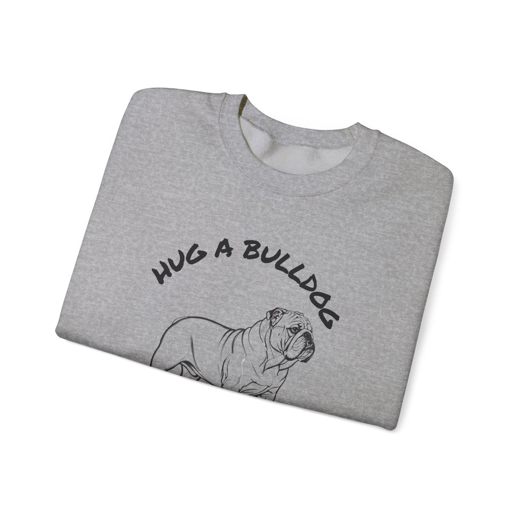 Bulldog Sweatshirt | Hug A Bulldog