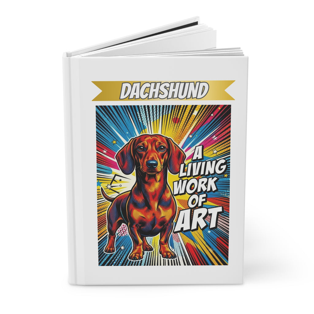 Dachshund Notebook | Living Work of Art Collection | Pop Art