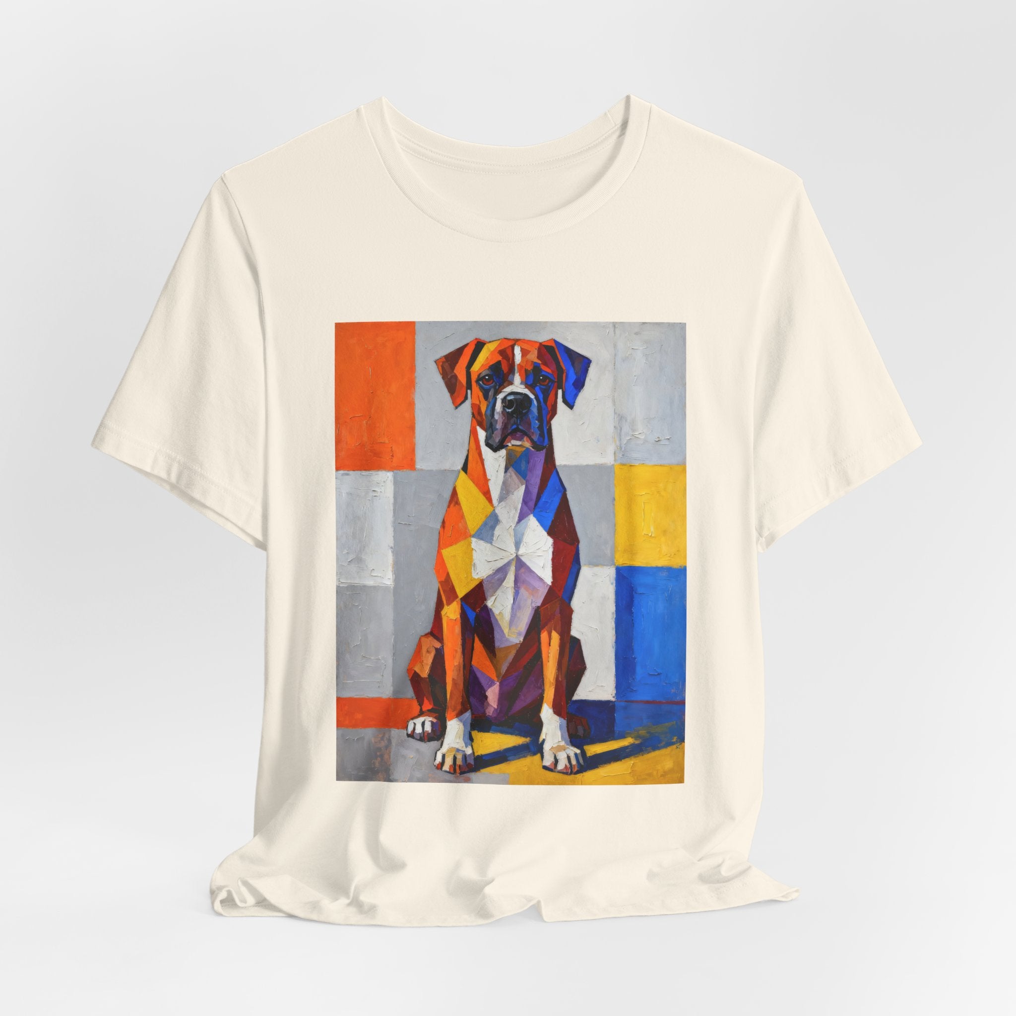 Boxer T Shirt | Living Work of Art Collection | Cubist Style