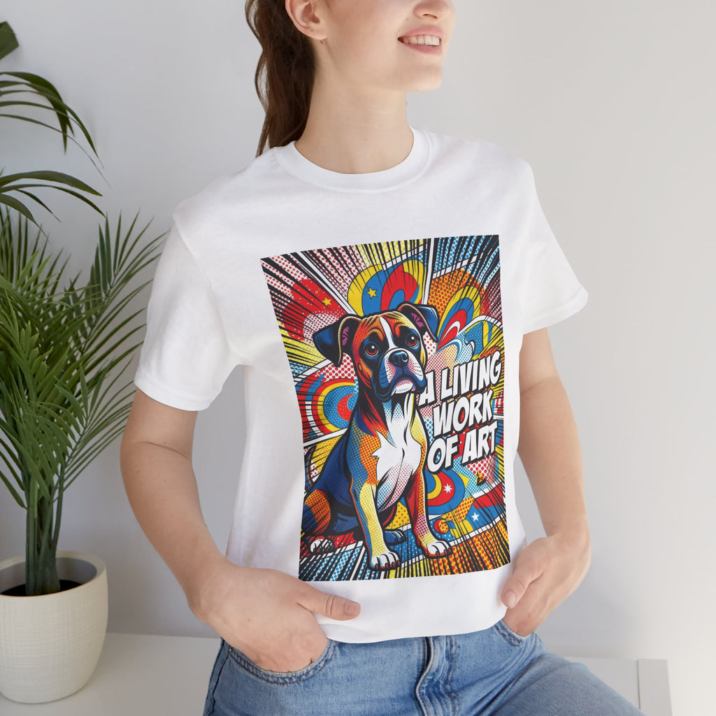 Boxer T Shirt | Living Work of Art Collection | Pop Art