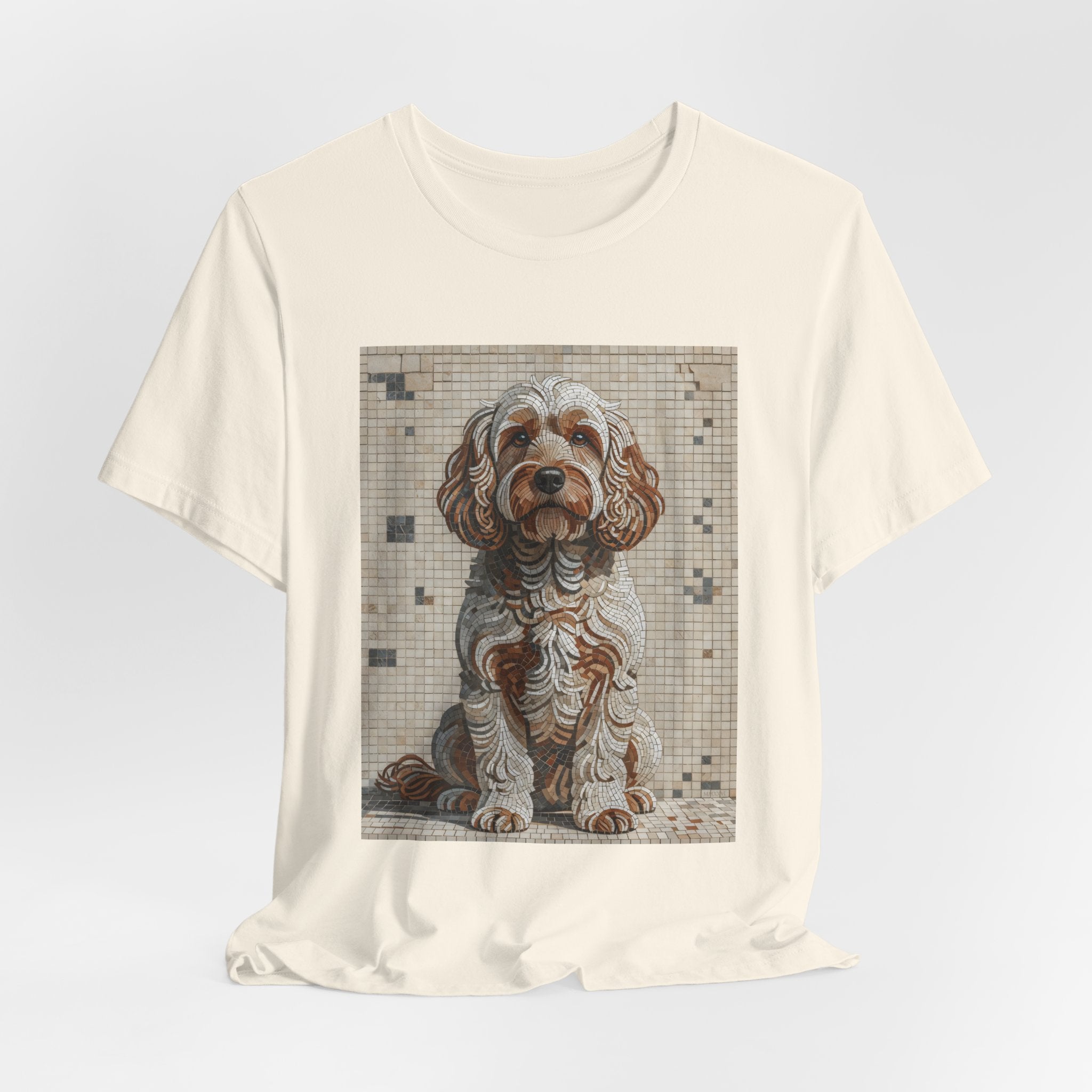 Cockapoo T Shirt | Living Work of Art Collection | Mosaic Style
