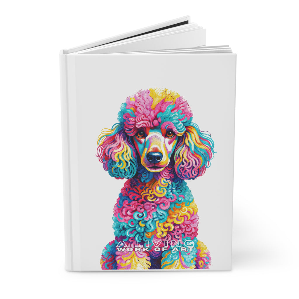 Poodle Notebook | Living Work of Art Collection | Pointillism Style