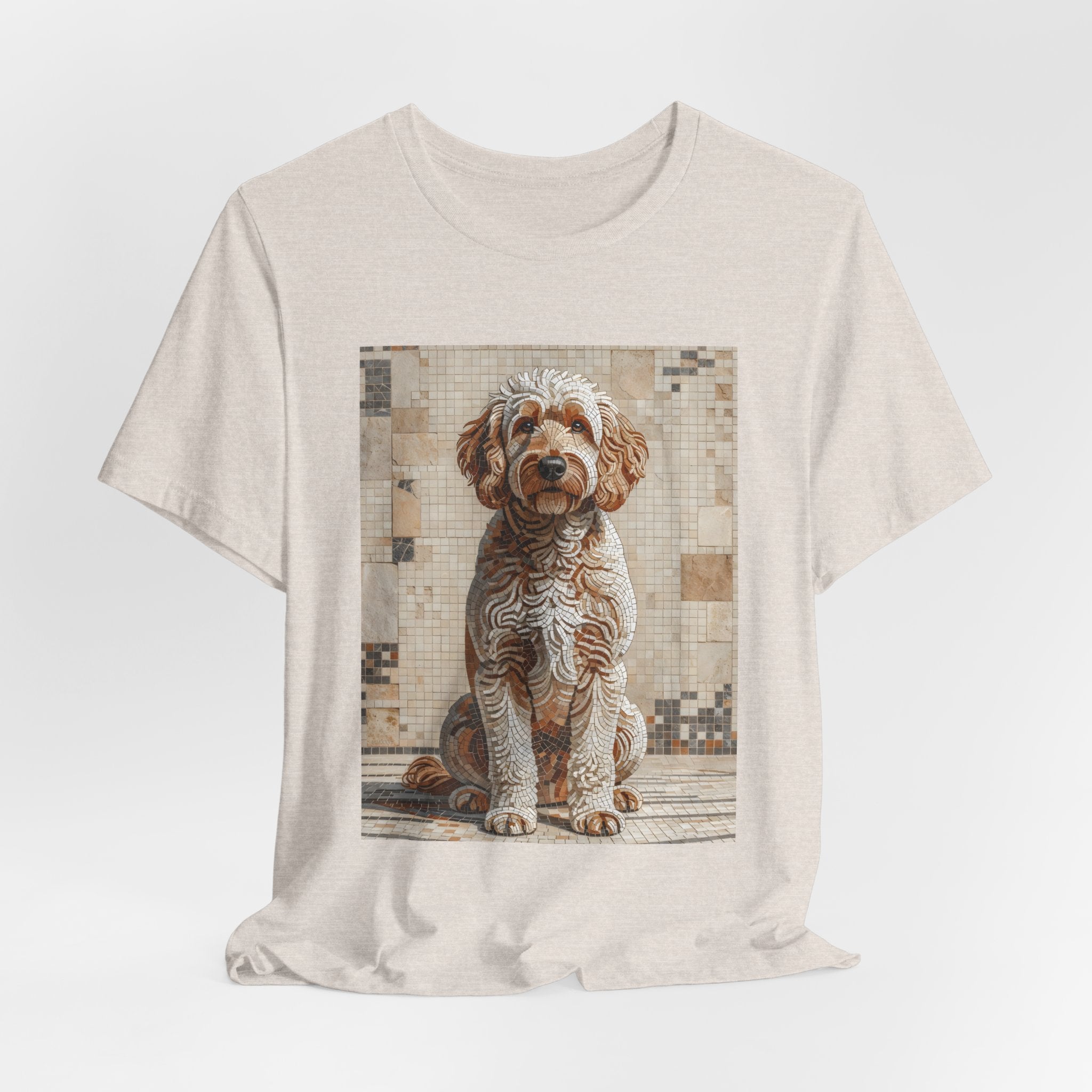 Goldendoodle T Shirt | Living Work of Art Collection | Mosaic Style