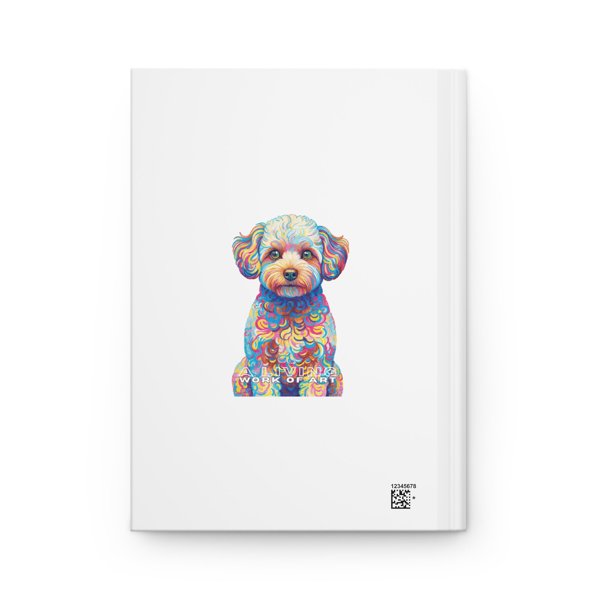 Maltipoo Notebook | Living Work of Art Collection | Pointillism Style