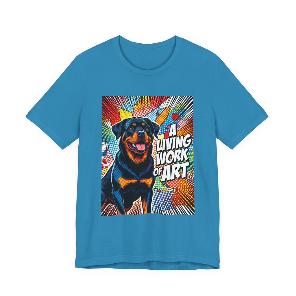 Rottweiler T Shirt | Living Work of Art Collection | Pop Art