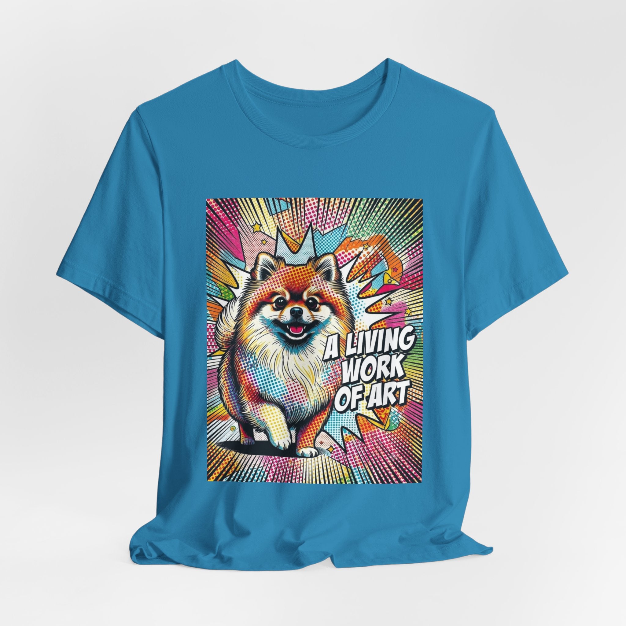 Pomeranien T Shirt | Living Work of Art Collection | Pop Art