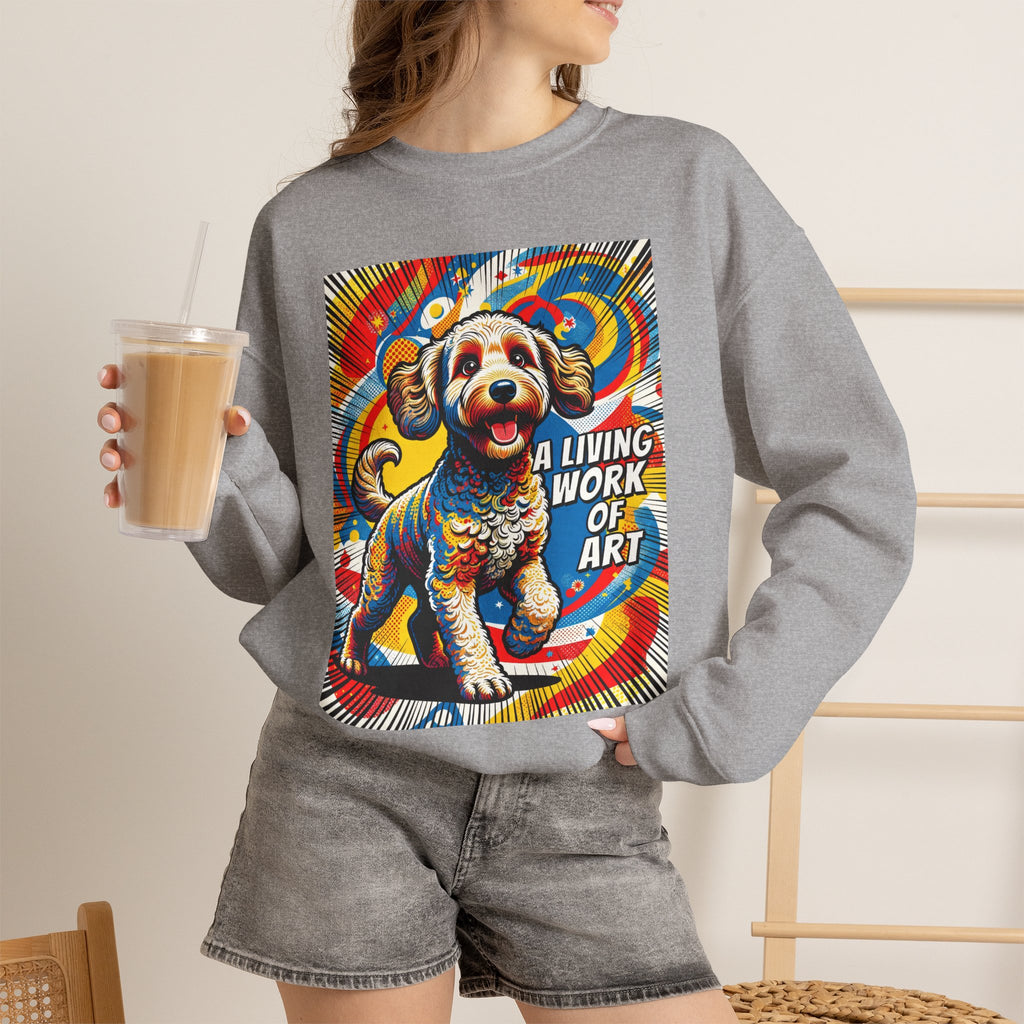 Labradoodle Sweatshirt | Living Work of Art Collection | Pop Art