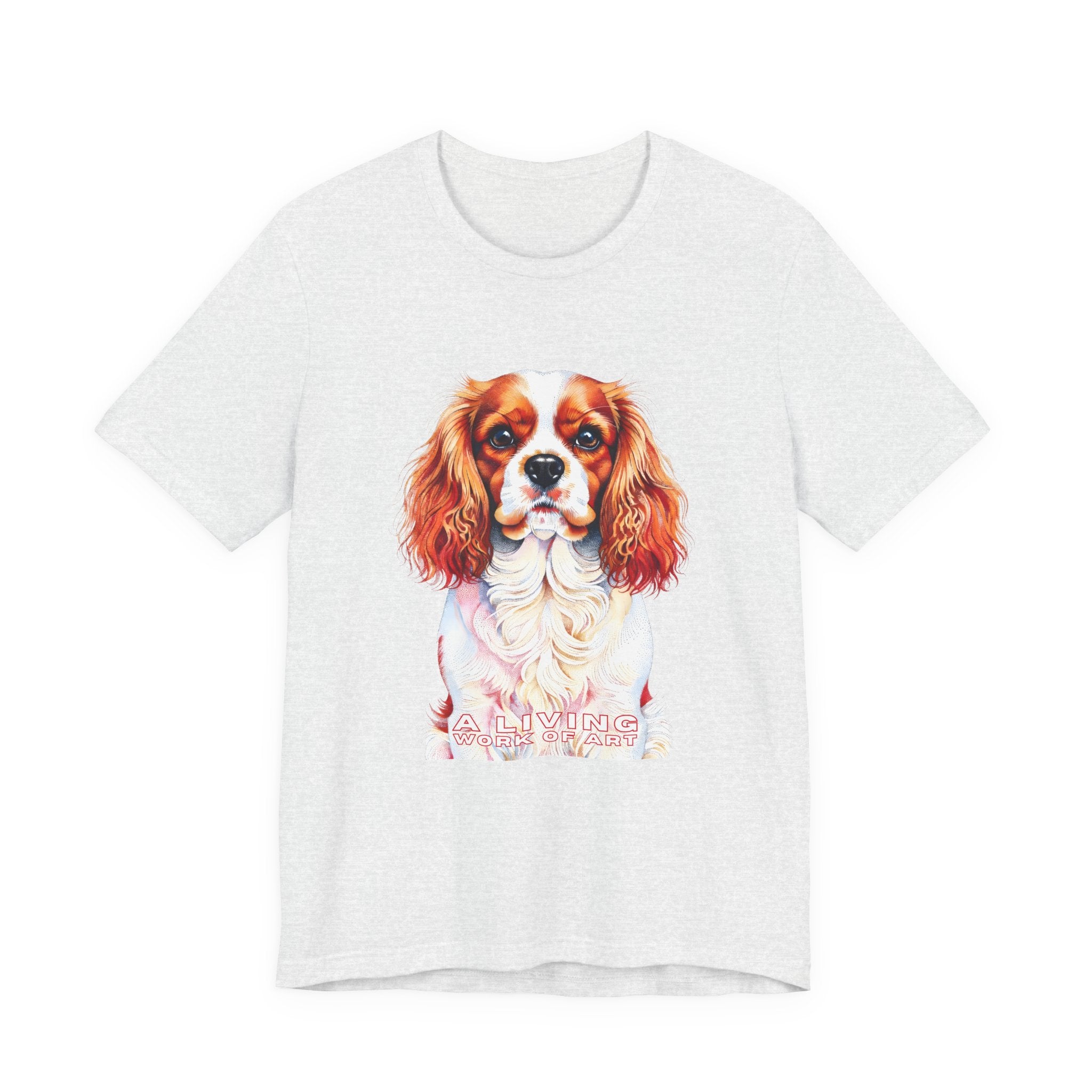 Cavalier King Charles Spaniel T Shirt | Living Work of Art Collection | Pointillism Style