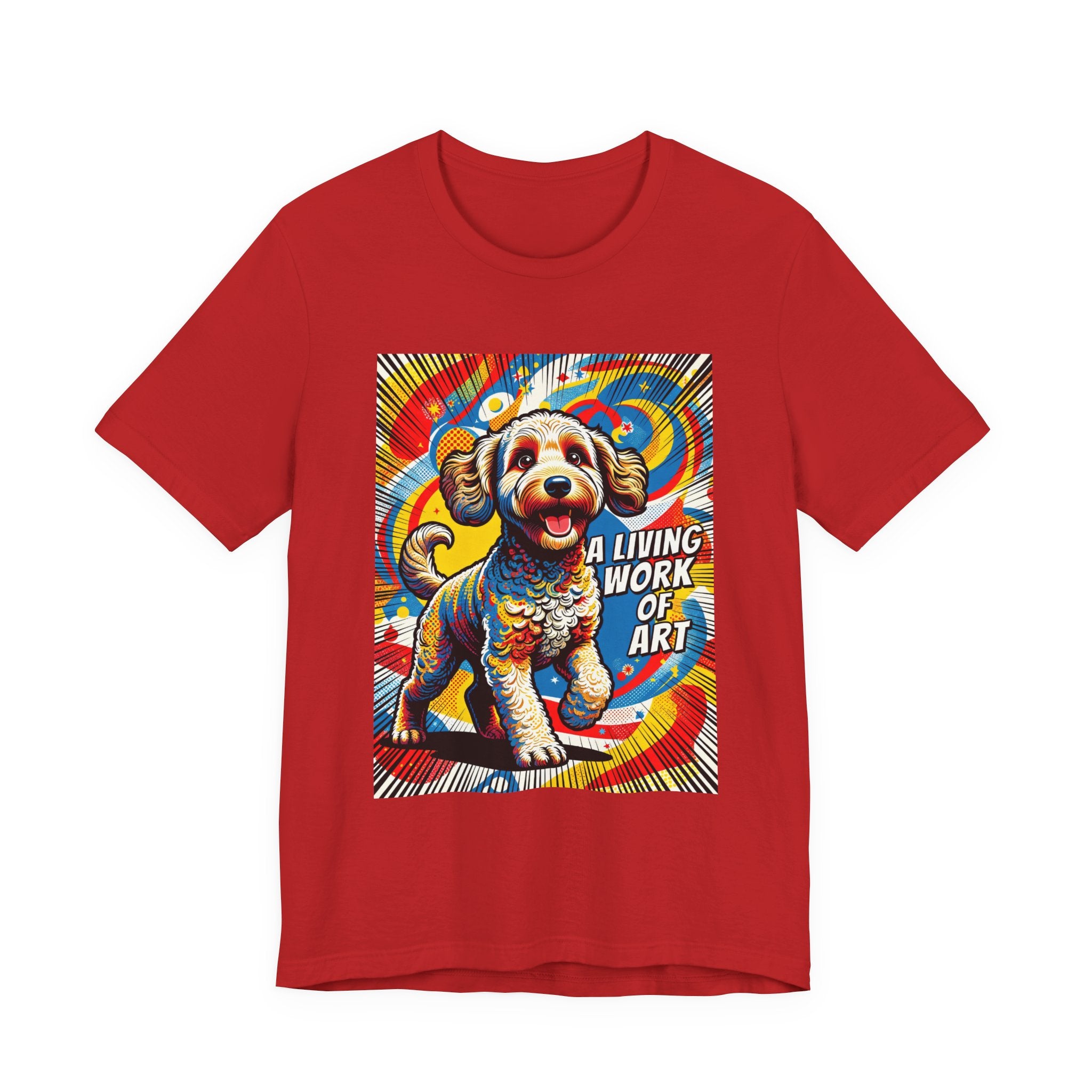 Labradoodle T Shirt | A Living Work of Art Collection | Pop Art