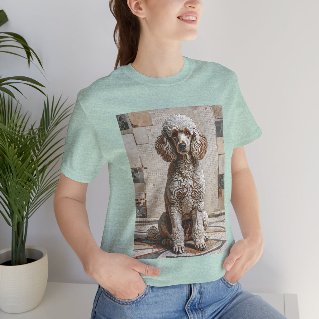 Poodle T Shirt | Living Work of Art Collection | Mosaic Style