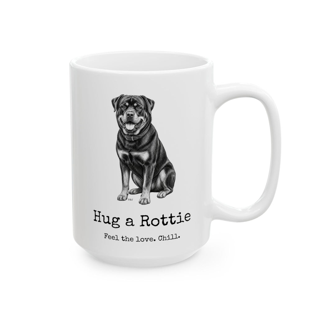 Rottweiler Coffee Mug | Hug a Rottie