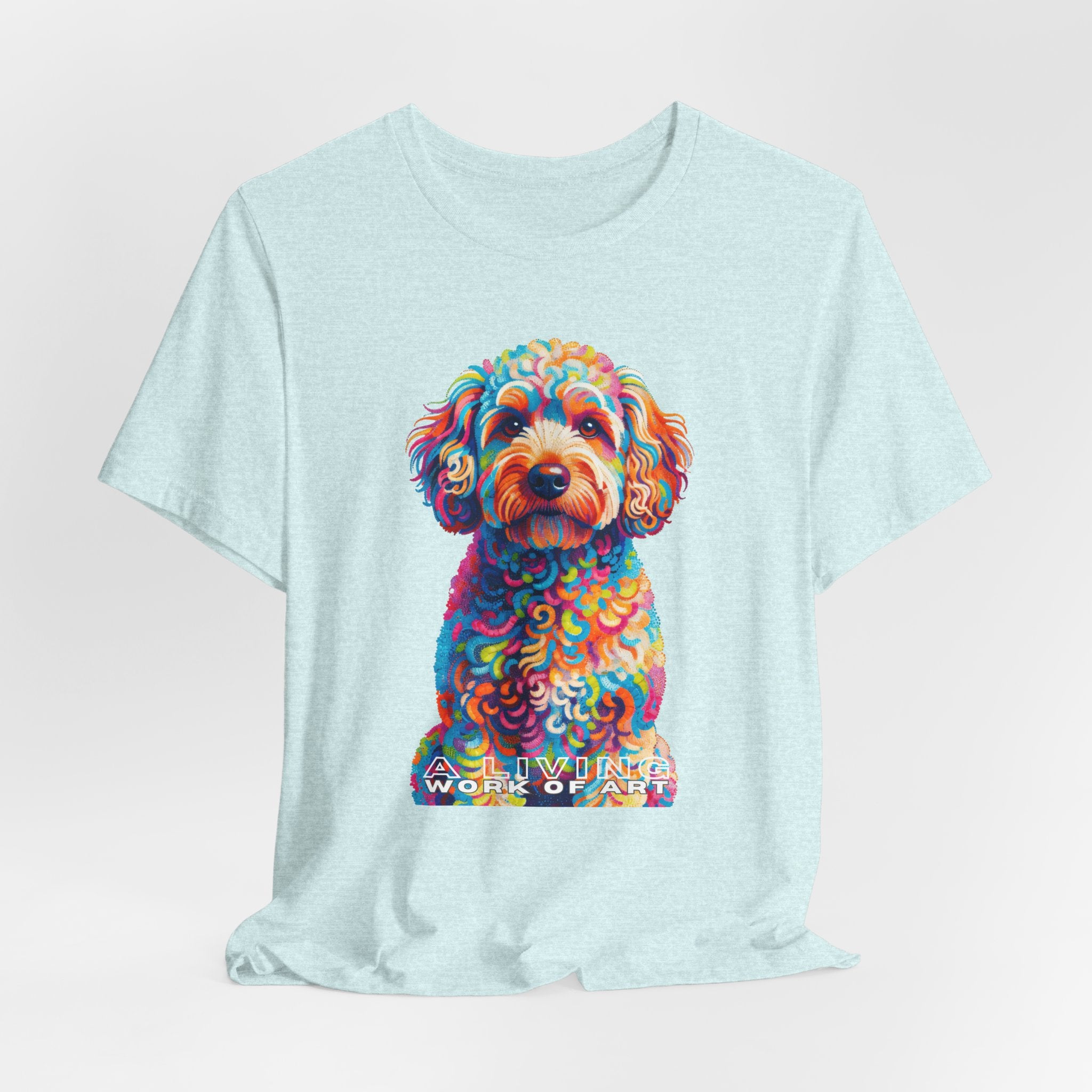 Schnoodle T Shirt | Living Work of Art Collection | Pointillism Style