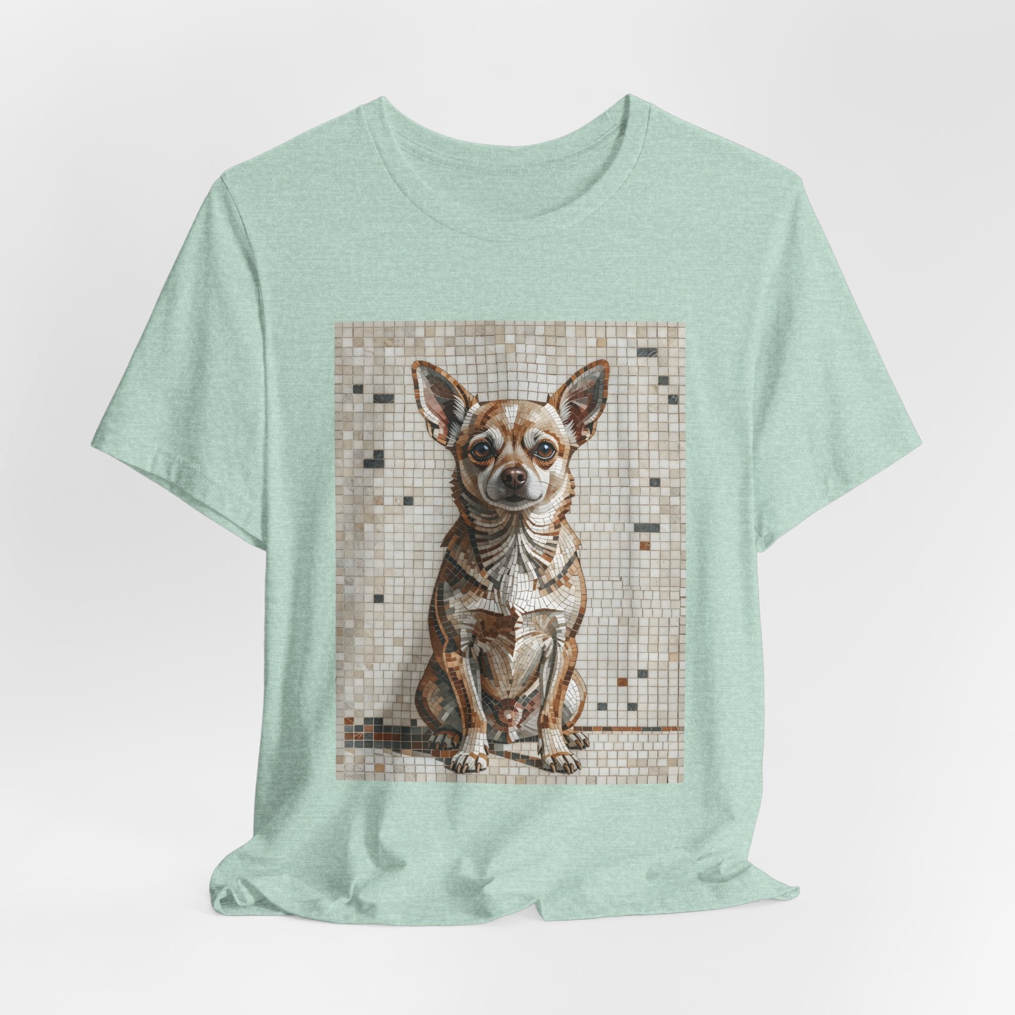 Chihuahua T Shirt | Living Work of Art Collection | Mosaic Style