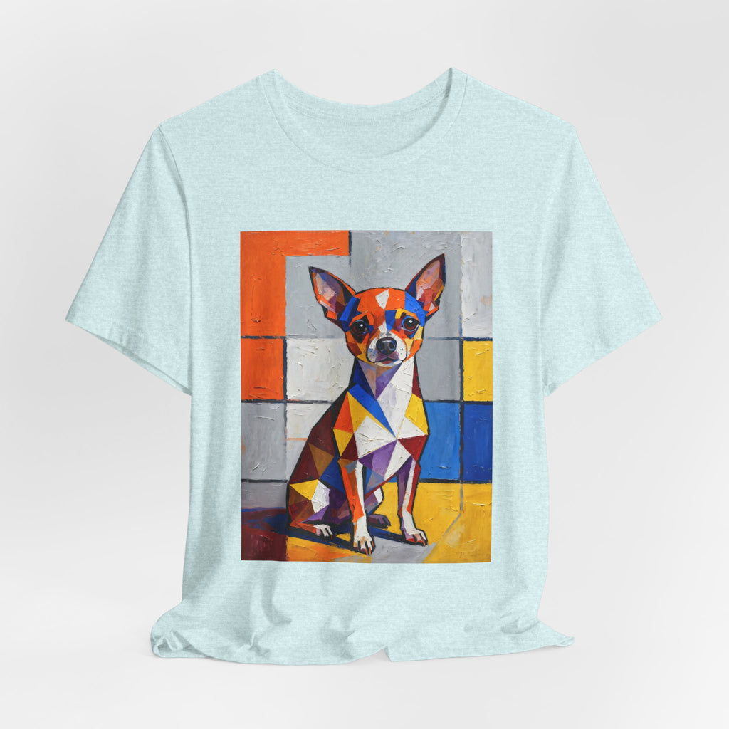 Chihuahua T Shirt | Living Work of Art Collection | Cubist Style