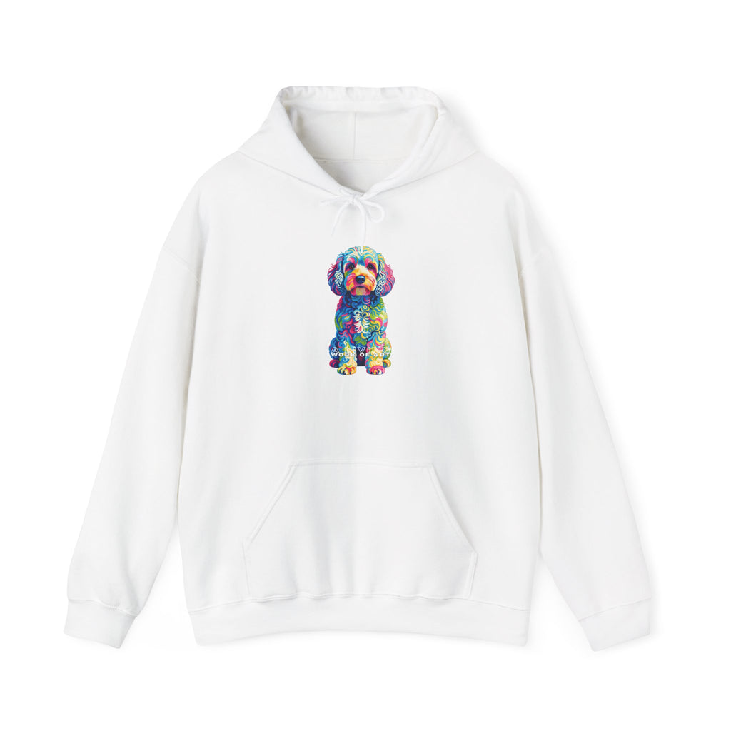 Cockapoo Hoodie | Living Work of Art Collection | Pointillism Style